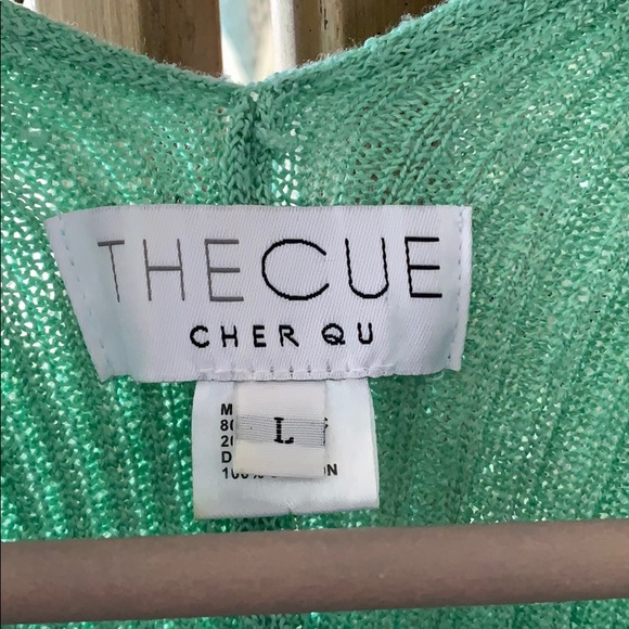✨ Anthropologie The Cue Cher Qu Shrug Sz L - Picture 3 of 5